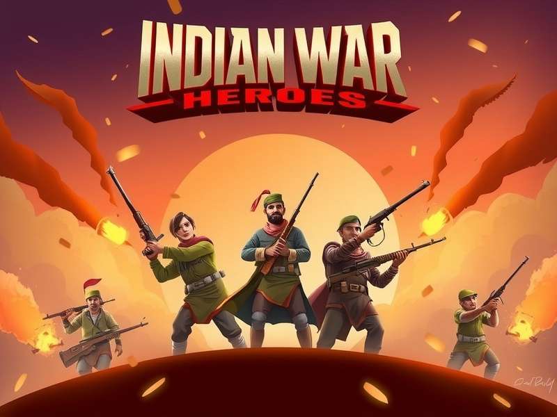 Indian War Heroes Game Banner